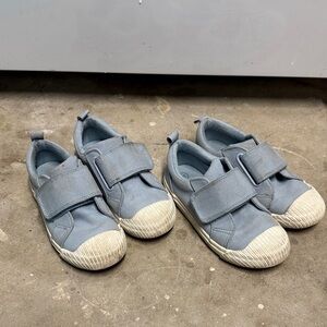 2 pairs Cat & Jack velcro sneakers size 11
